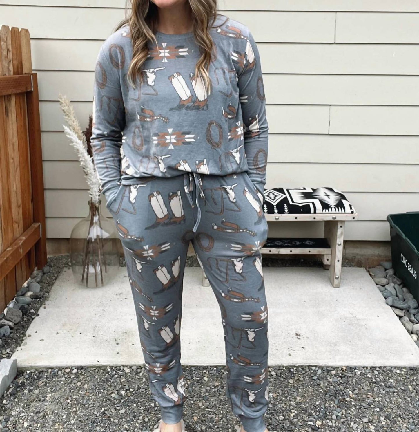 Pj Lariat Long Sleeve Top