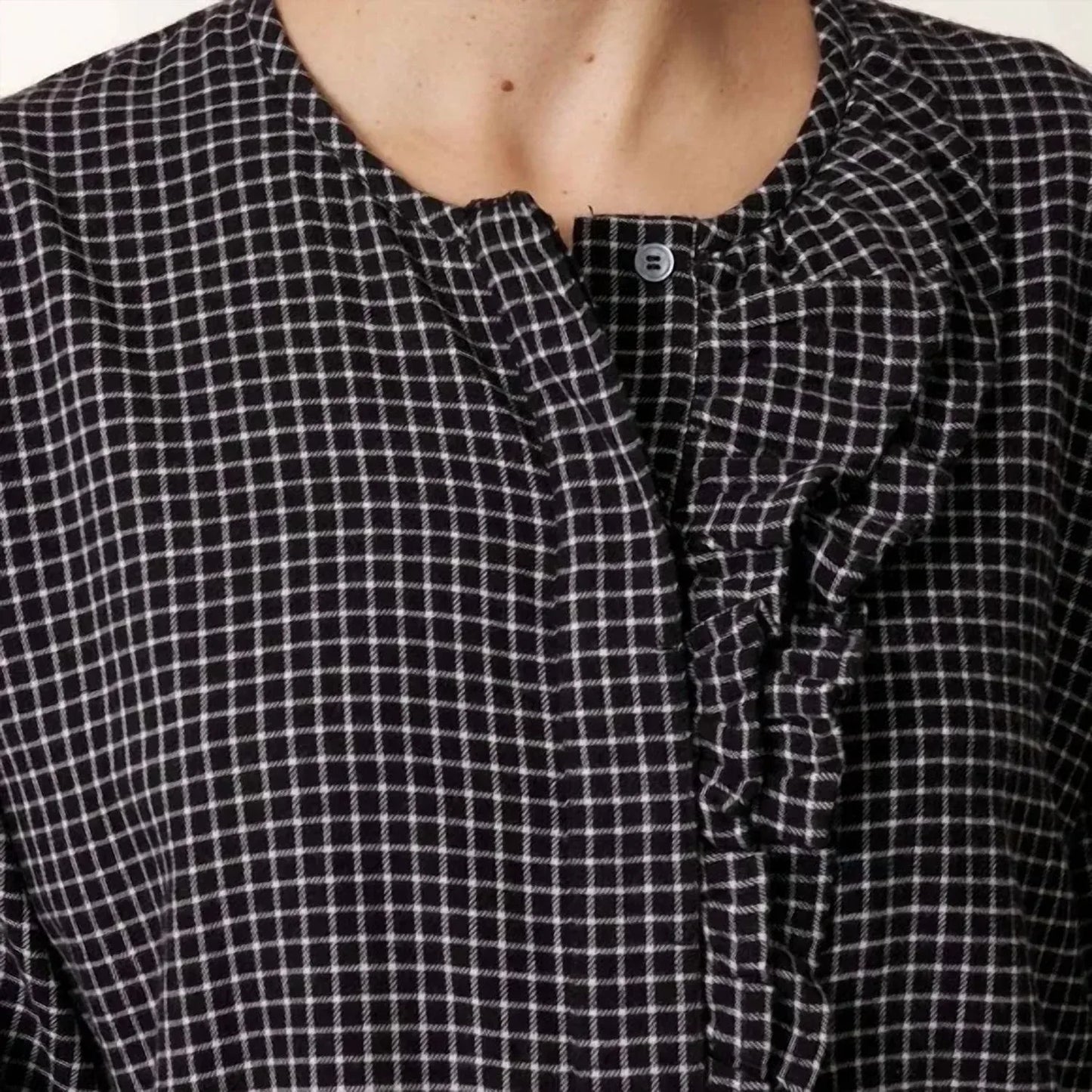 Leon & Harper - Women's Colina Check Blouse - Rack Hunt