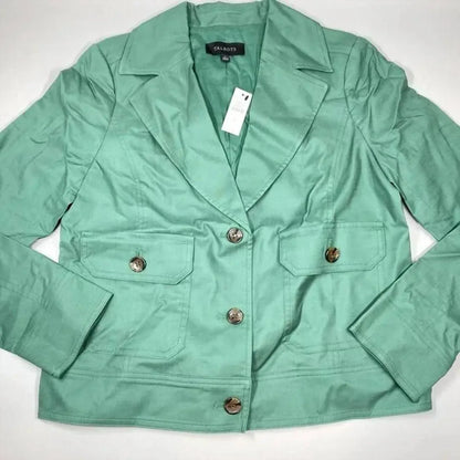 Talbots - Women's Patch Pockets Cropped Jacket - Rack Hunt
