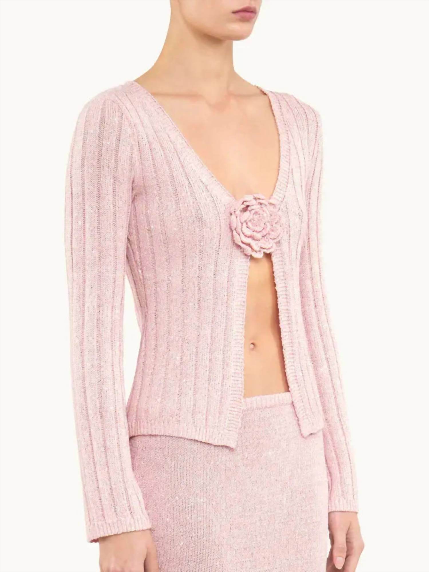 Asta Resort - Rosie V-neck Long Sleeve Cardigan - Rack Hunt