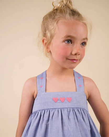 Romy Embroidered Hearts Blouse