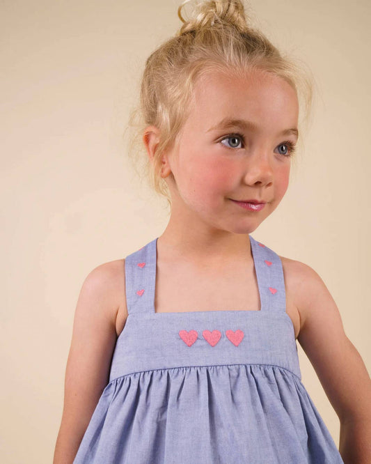 Romy Embroidered Hearts Blouse