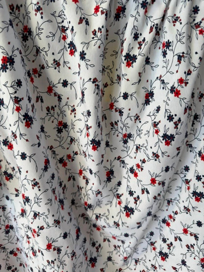 Women's Floral Print Off Shoulder Blouse