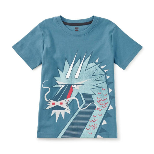 Boy's Scottish Dragon Double-sided Graphic Tee