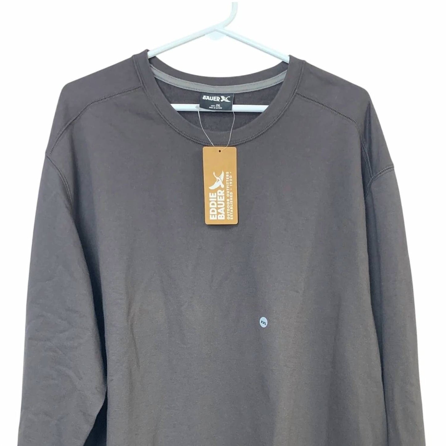 Men's Camp Fleece Crewneck Pullover Sweatshirt - Plus