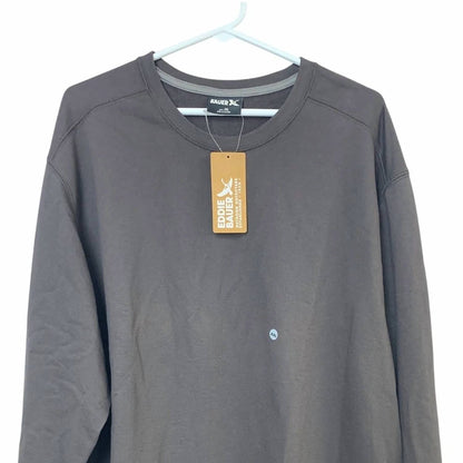 Men's Camp Fleece Crewneck Pullover Sweatshirt - Plus