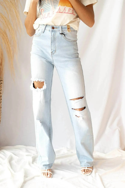 VIBRANT - Glad You Came Straight Jeans - Rack Hunt