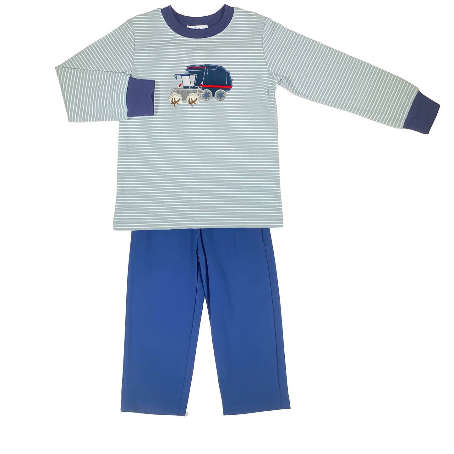 Boy's Long Sleeve Tee And Pants Set