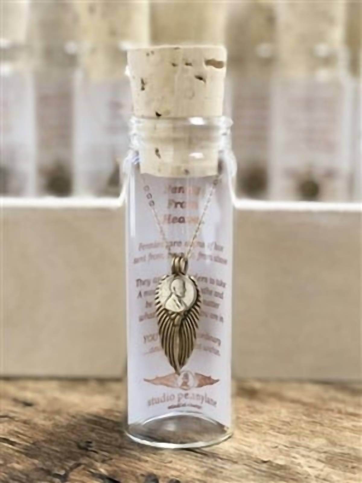 Studio Pennylane - Women's Petite Penny and Wings In A Jar Necklace - Rack Hunt -