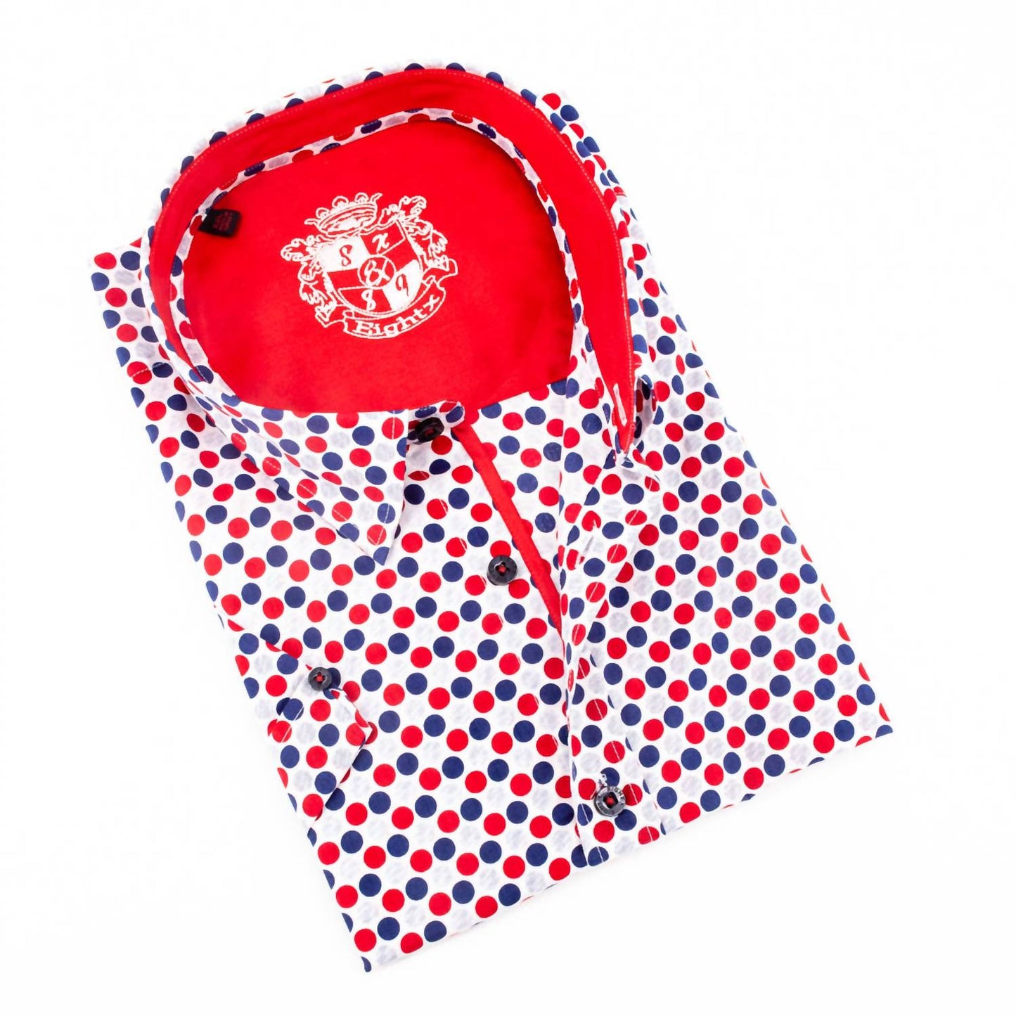 Men's Polka-dots Short Sleeve Shirt