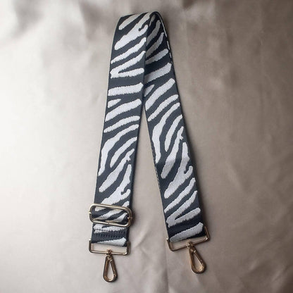 Lauren Lane - Women's Tiger Striped Detachable Adjustable Crossbody Purse Bag Strap - Rack Hunt