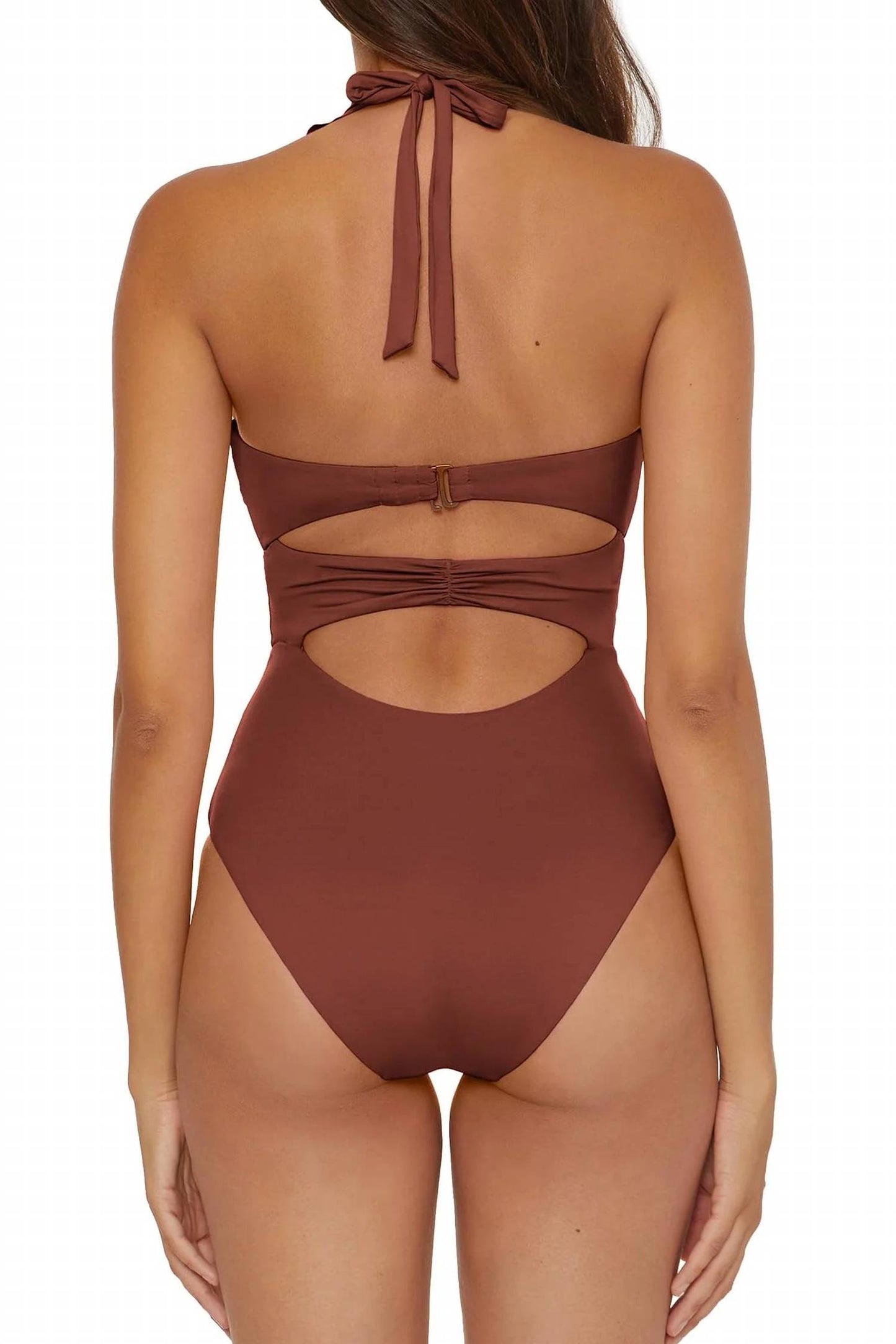 One Piece Bandeau Swimsuit