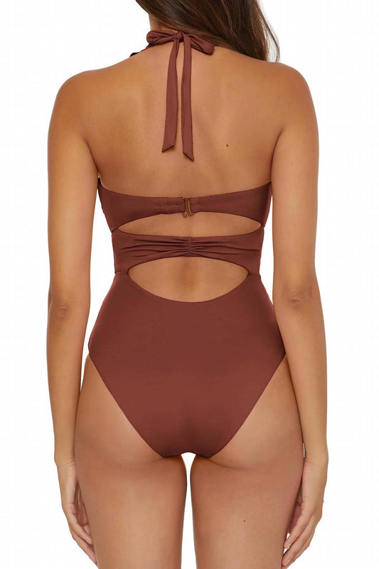 One Piece Bandeau Swimsuit