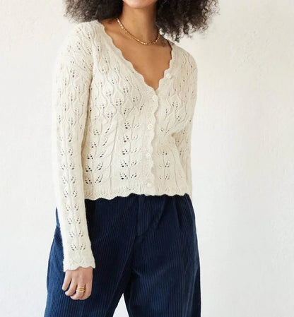 Rose Velvet - Emma V-neck Sweater - Rack Hunt