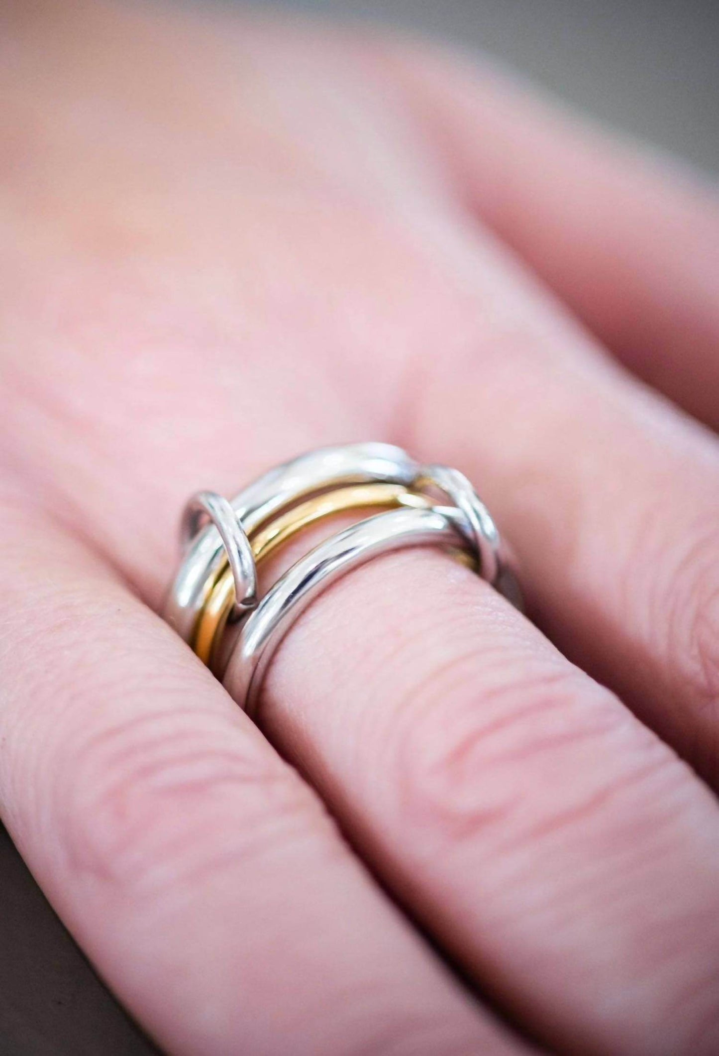 Tricia Ryan - Women's Greece Two-tone Spinelli Ring - Rack Hunt -