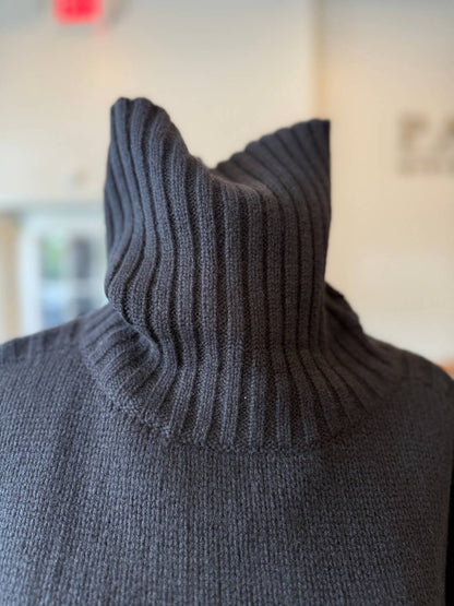 Bat Sleeve Cashmere Turtleneck Sweater