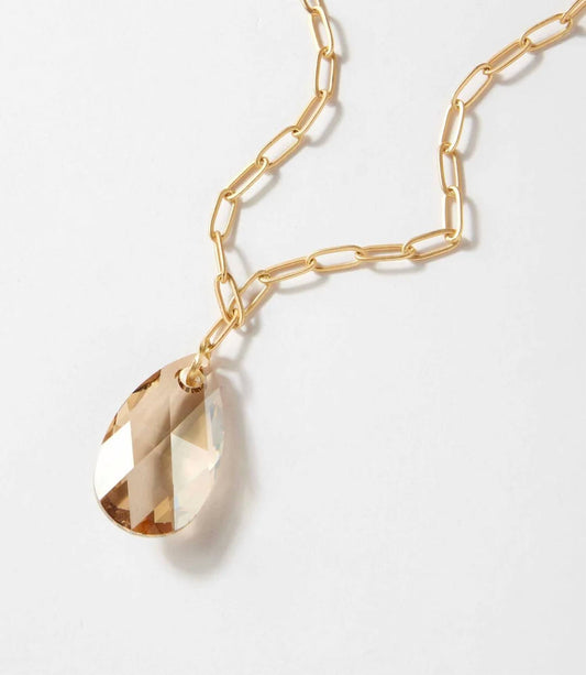 Women's Crystal Pendant Necklace