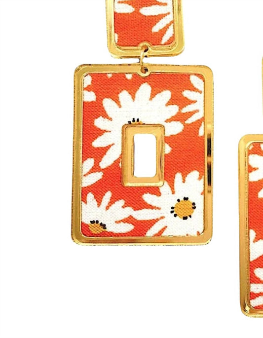 Women's Daisy Statement Earrings