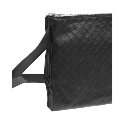 Women's Embossed Triple Zip Crossbody Bag