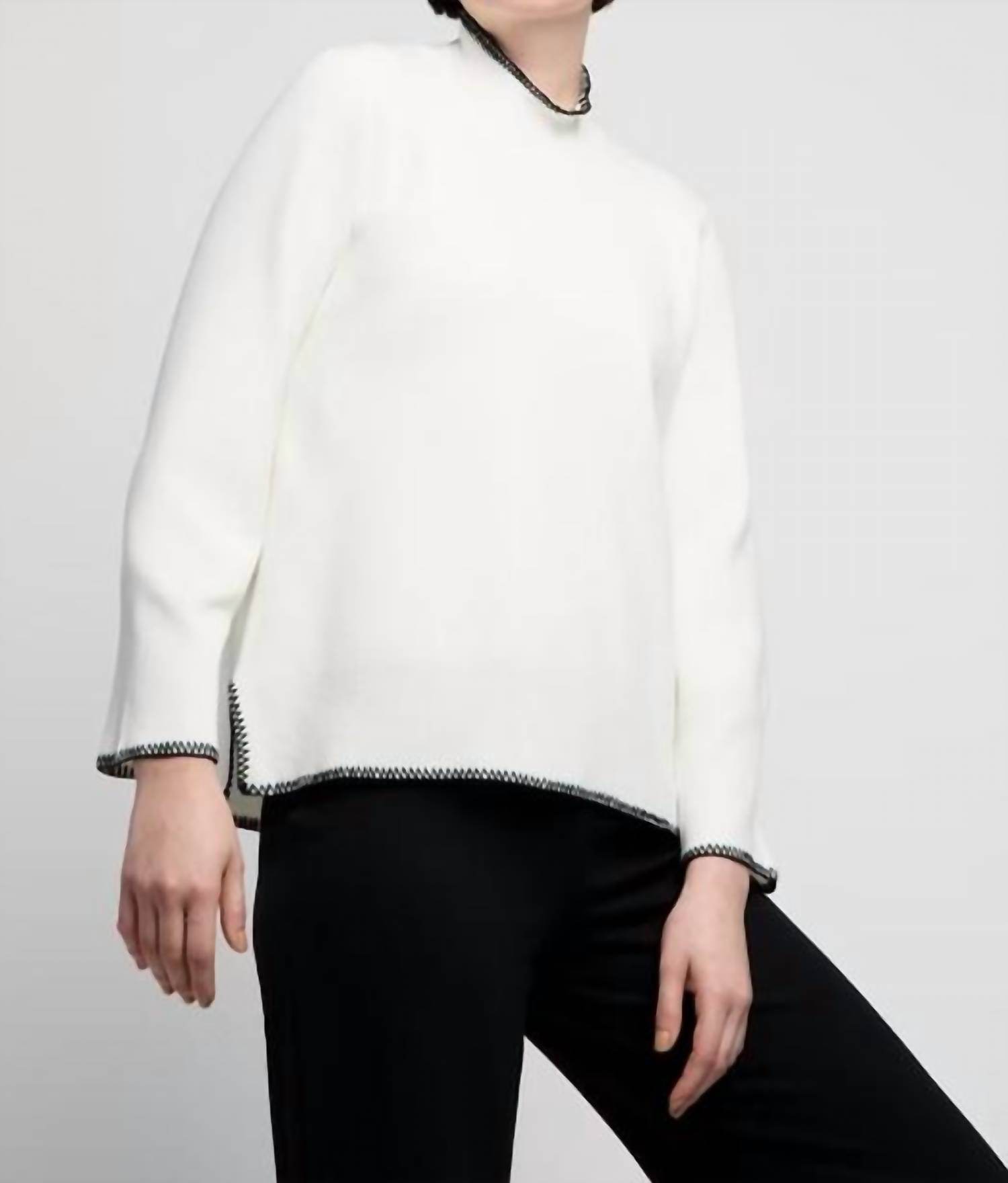 ATELIER - Contrast Stitch Pullover - Rack Hunt -