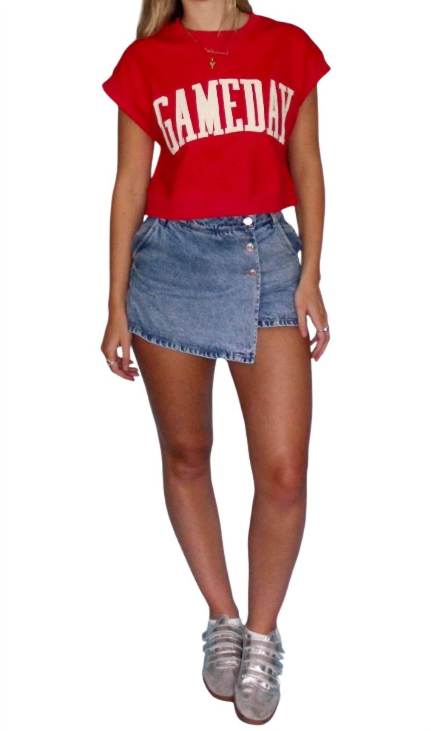 Sush Clothing - Gameday Sleeveless Tee - Rack Hunt -