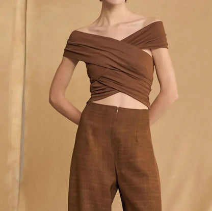 Cortana - Canela Crop Top - Rack Hunt