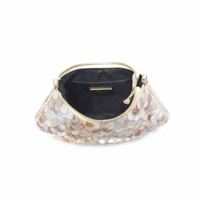 Women's Opalite Iridescent Disc Evening Bag