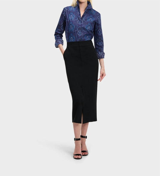Indigo Girl Print Blouse