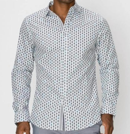Zexi - Pineapple Button Down Dress Shirt - Rack Hunt