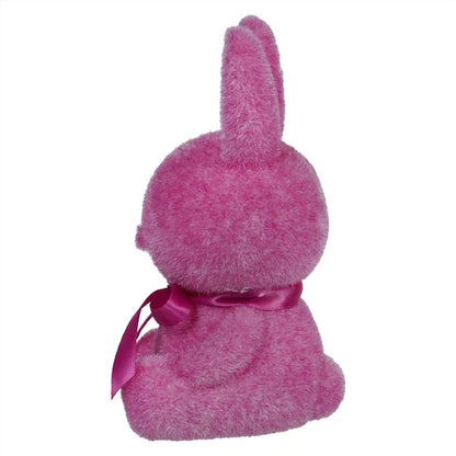 Flocked Sitting Bunny