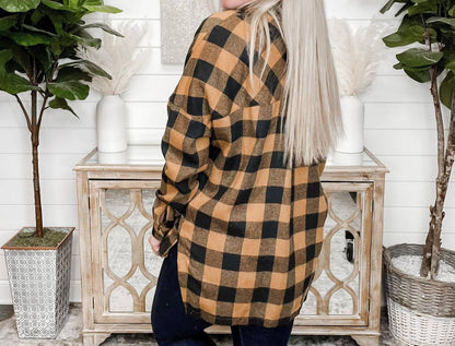 Nightly Way Flannel Plaid Shirt