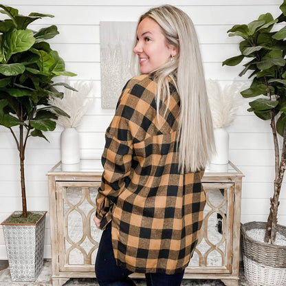 Nightly Way Flannel Plaid Shirt
