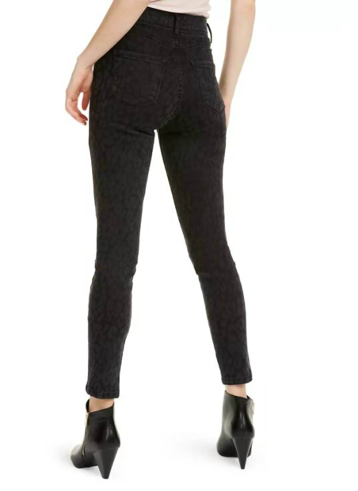 STS Blue - Ashley High-Rise Ankle Leopard Skinny Jeans - Rack Hunt -