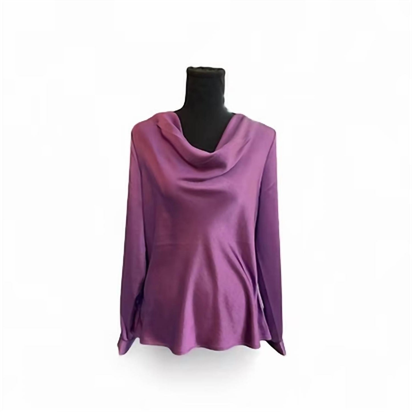 Women's Satin Cowl Neck Top