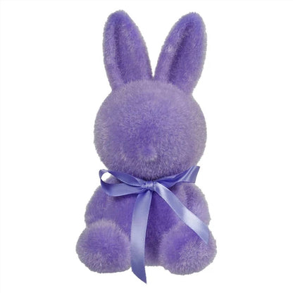 Flocked Sitting Bunny