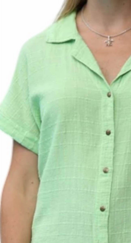 Ezze Wear - Ronnie Dotty Gauze Cotton Snap Shirt - Rack Hunt