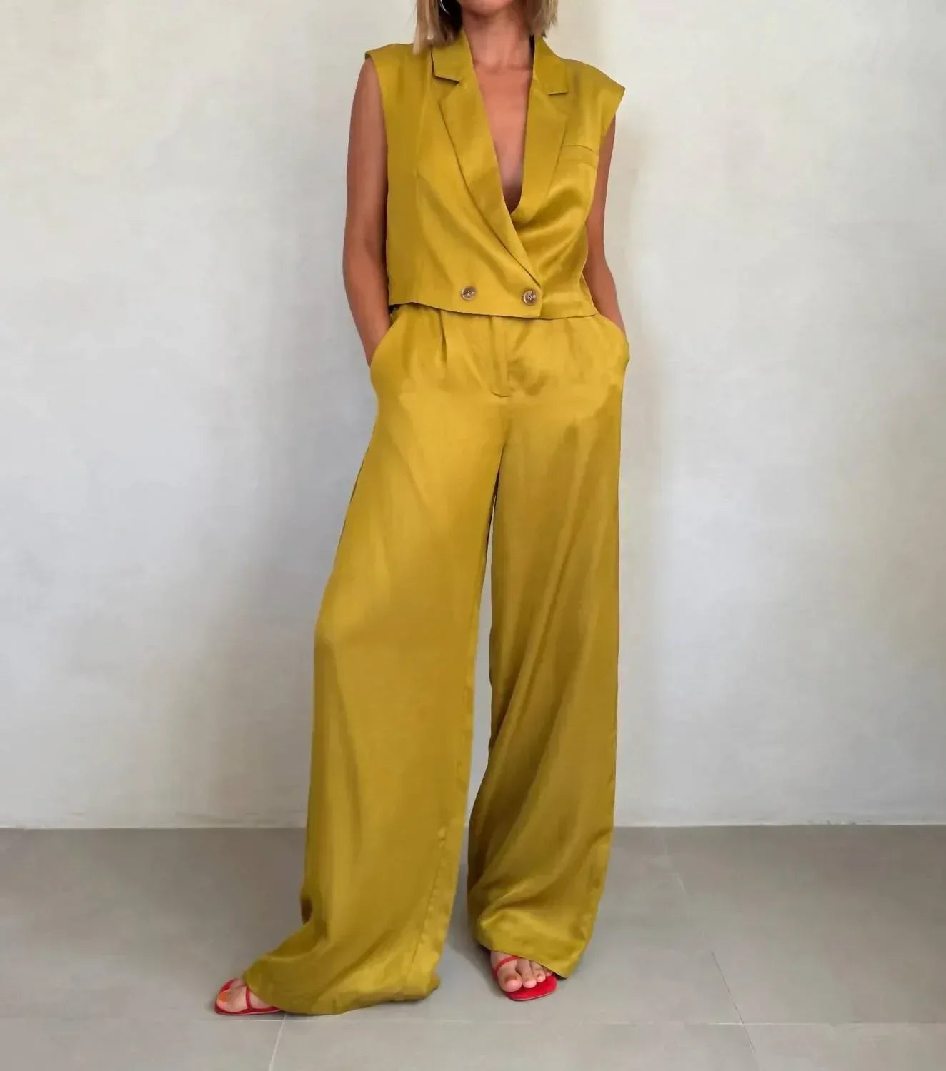 Jiji - Claudie Wide Leg Pants - Rack Hunt