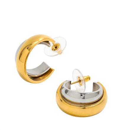Women's Fusion Hoops Earrings