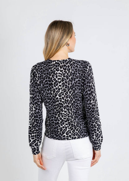 Lydia Leopard Crew Sweater