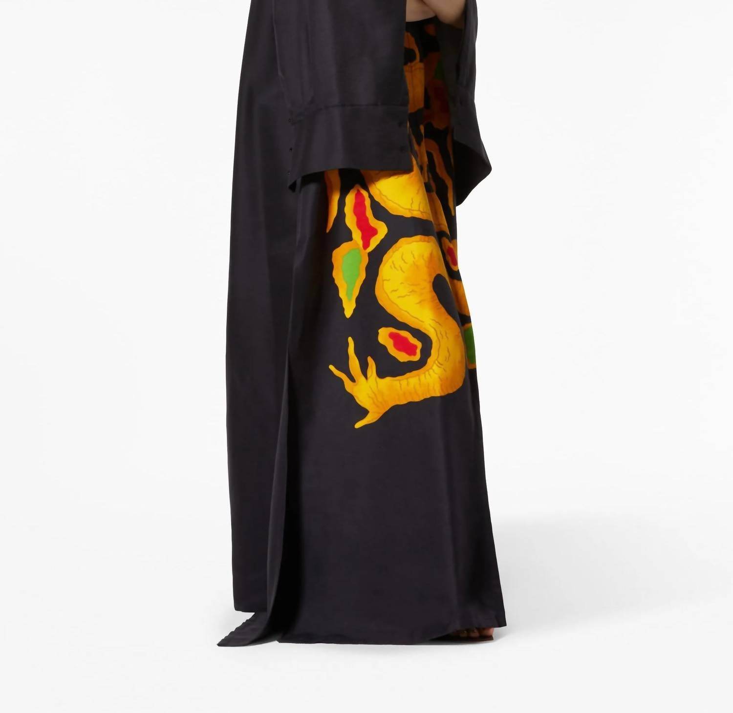 Valentino - Graphic Print Faille Shirt Dress - Rack Hunt