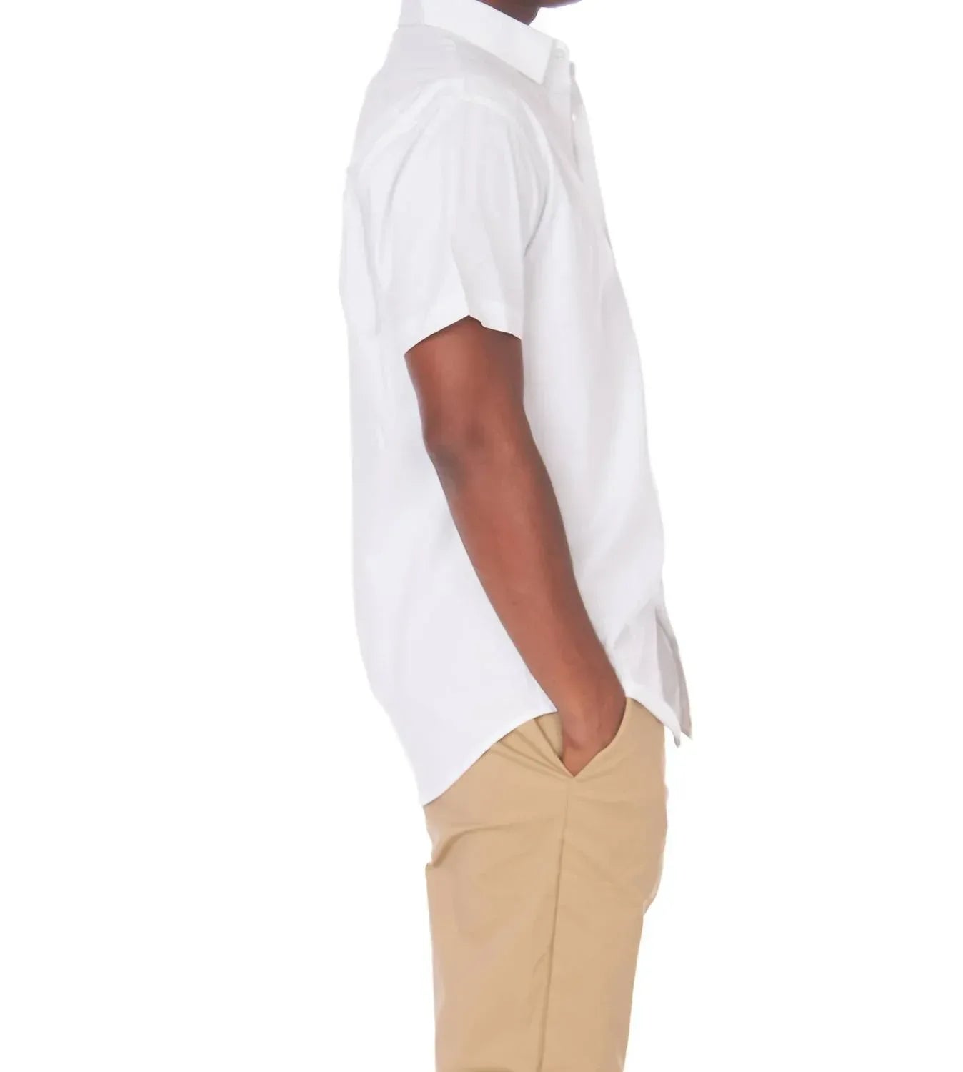 Hawks Bay - Cotton Stretch Short Sleeve Solid Shirt - Rack Hunt