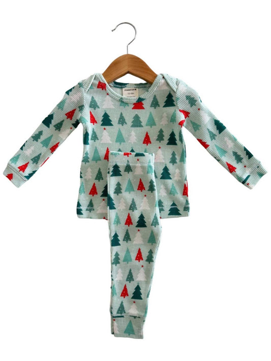 Kids Festive Firs Holiday Pajama Set