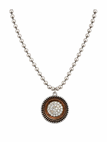 Crystal Medallion Necklace