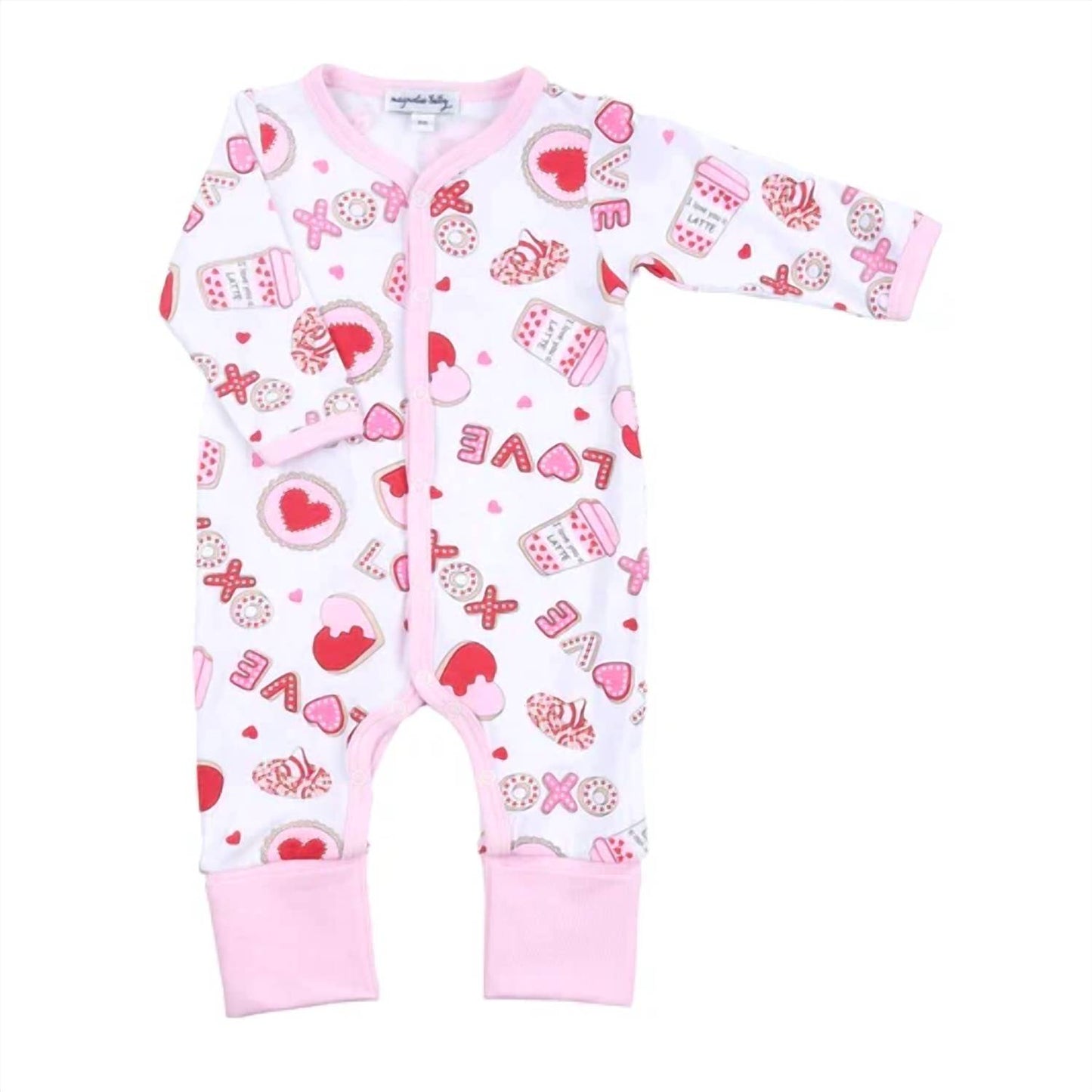 Kid's Sweet Valentine Playsuit