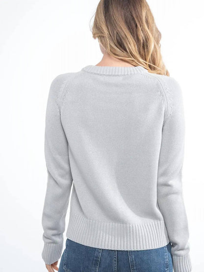 Silk Crewneck Sweater