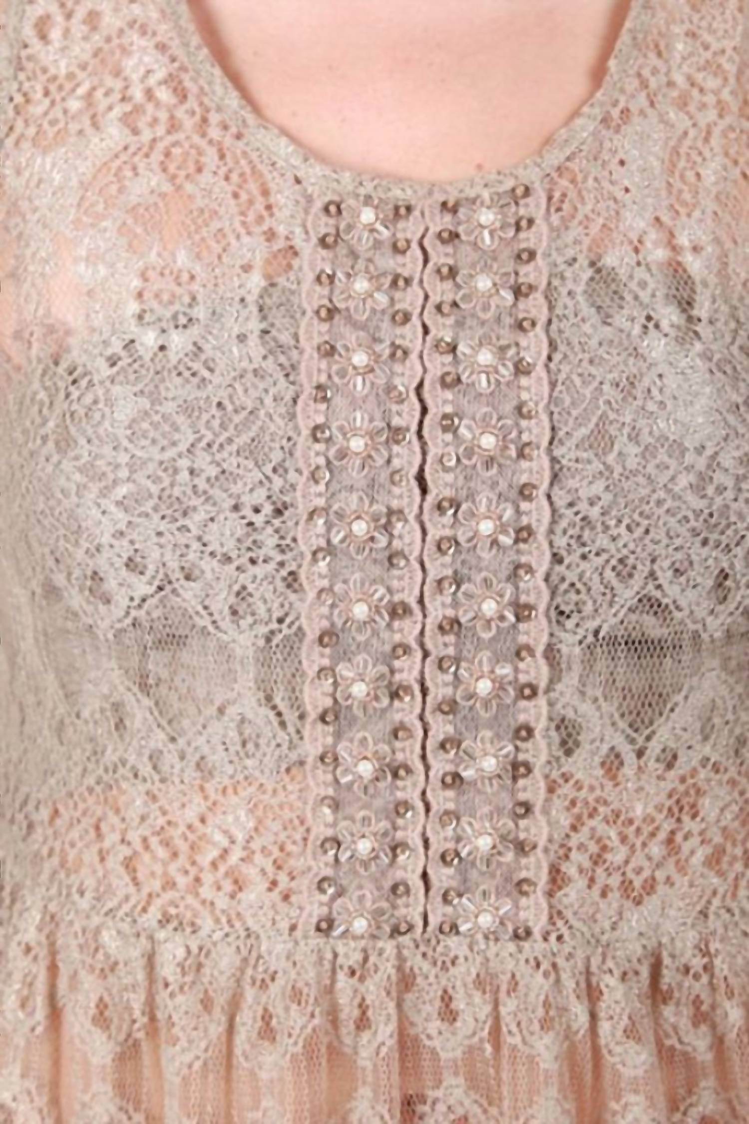 A'REVE - Beaded Lace Tank Top - Rack Hunt -