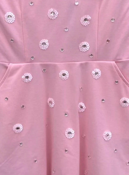 Sequin Daisy Dress