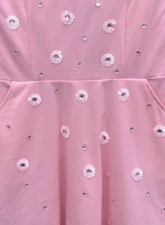 Sequin Daisy Dress