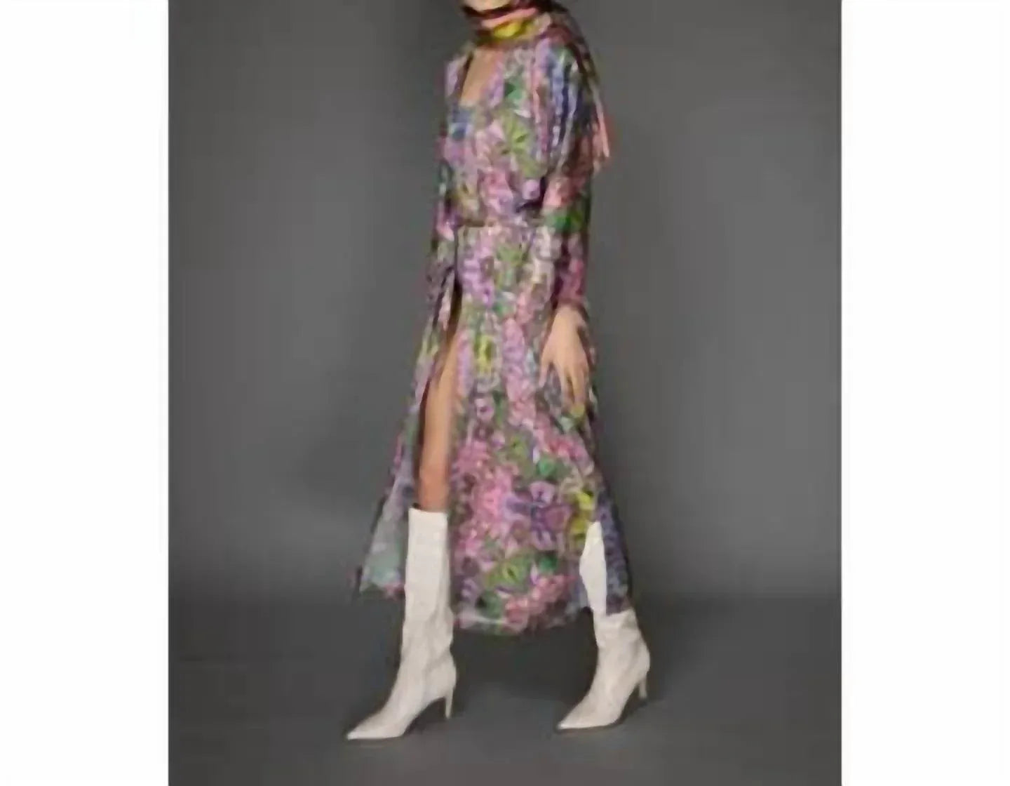Nuvula - Floral Satin Kimono - Rack Hunt