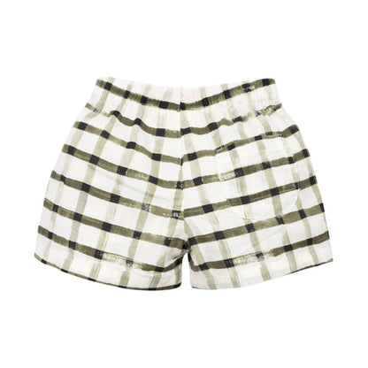 Boys Jersey T-shirt And Printed Woven Shorts Set